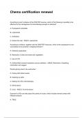 Chemo certification renewal NEWEST 2025&sol;2026 ACTUAL EXAM COMPLETE QUESTIONS AND CORRECT DETAILED ANSWERS &lpar;VERIFIED ANSWERS&rpar; &vert;ALREADY GRADED A&plus;&vert;&vert;BRAND NEW&excl;&excl;