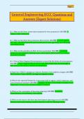 General Engineering ECCC Questions and  Answers &lpar;Expert Solutions&rpar;