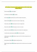 AVIT 323 Block 12 Questions with Complete Solutions 100&percnt; Verified&vert; Latest  Update Graded A&plus;