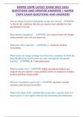 Naprx cnpr latest exam
