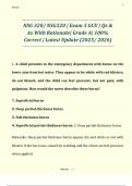 NSG 320 &ndash; Adult Health Nursing I &lpar;GCU&rpar; &ndash; Exam 3 Questions & Answers &vert; Grade A &vert; 100 &percnt; Correct &lpar;2025&ndash;2026 Update&rpar;