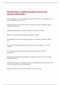 FIS 206 Exam 1 Verified Questions and Correct  Answers &lpar;2025&sol;2026&rpar; 