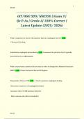 GCU NSG 320&sol; NSG320 &vert; Exam 3 &vert; Qs & As &vert; Grade A&vert; 100&percnt; Correct &vert; Latest Update &lpar;2025&sol; 2026&rpar; 