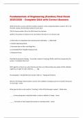 Fundamentals of Engineering  EXAMS COMPILATION BUNDLE