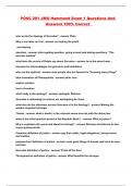 POSC 201 JMU Hammond Exam 1 Questions And Answers 100&percnt; Correct 
