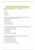 B234 Exam 1 Questions with Correct Answers Verified by Experts&vert; Latest Update 