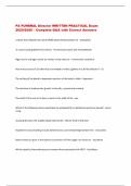 PA FUNERAL Director WRITTEN PRACTICAL Exam  2025&sol;2026 &ndash; Complete Q&A with Correct Answers 