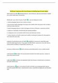 B234 Exam 1 Questions with Correct Answers Verified by Experts&vert; Latest Update