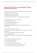 Indiana Funeral Director Law Exam 2025&sol;2026 &ndash; Complete  Q&A with Correct Answers 