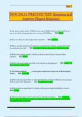 NON CDL IL PRACTICE TEST Questions and  Answers &lpar;Expert Solutions&rpar; 