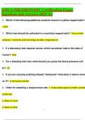 AMCA PHLEBOTOMY Certification Exam Questions and Answers 2025 A&plus;