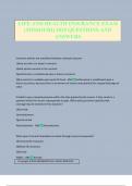 LIFE AND HEALTH INSURANCE EXAM &lpar;MISSOURI&rpar; 2025 QUESTIONS AND ANSWERS