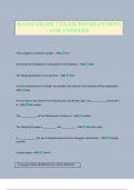MATH GRADE 7 EXAM 2025 QUESTIONS AND ANSWERS