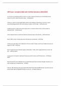 CER Exam&colon; Complete Q&A with Verified Solutions-2025&sol;2026 