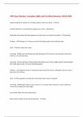 CER Exam Review&colon; Complete Q&A with Verified Solutions-2025&sol;2026 