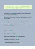 MATH PLACEMENT TEST PRACTICE EXAM 2025 QUESTIONS AND ANSWERS