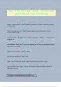 MDC 1 &sol;RASMUSSEN MDC 1 EXAM 2025 QUESTIONS AND ANSWERS