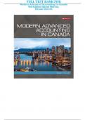 Modern Advanced Accounting in Canada &ndash; 9th Edition &lpar;Hilton Murray & Herauf Darrell&rpar; &ndash; Complete Test Bank