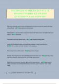 MICHIGAN ESTHETICIAN STATE BOARD THEORY EXAM 2025 QUESTIONS AND ANSWERS