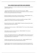 VSA LICENSE EXAM QUESTIONS AND ANSWERS