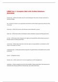 LENB Test 1&colon; Complete Q&A with Verified Solutions 2025&sol;2026 