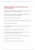 LENB Test 1 El-Jourbagy&colon; Complete Q&A with Verified  Solutions-2025&sol;2026 