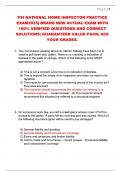 Psi national home inspector practice exam