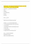 Social Studies - Core Subjects EC-6 &lpar;291&rpar; Exam Questions with 100&percnt; Correct Answers &vert; Latest Update 2025&sol;2026