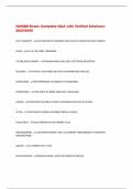 NAHAM Exam&colon; Complete Q&A with Verified Solutions 2025&sol;2026