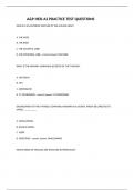 &comma;                A&P HESI A2 PRACTICE TEST QUESTIONS