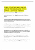 CON 3910- U06 EXAM QUESTIONS AND VERIFIED ANSWERS 2025&sol;2026 EDITION &lpar;GRADED A&plus;&rpar; DETAILED ANSWERS&excl;&excl;