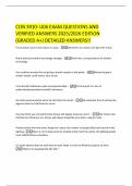 CON 3910- U06 EXAM QUESTIONS AND VERIFIED ANSWERS 2025&sol;2026 EDITION &lpar;GRADED A&plus;&rpar; DETAILED ANSWERS&excl;&excl;