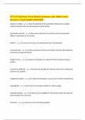STT 215 Final Exam Vocab Review Questions with 100&percnt; Correct Answers &vert; Latest Update 2025&sol;2026
