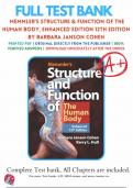 Test bank memmlers structure and function of the human body 12th edition cohen