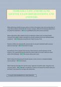 NEBRASKA LIFE AND HEALTH LICENSE EXAM 2025 QUESTIONS AND ANSWERS