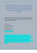 HESI RN GERONTOLOGY Exit Exam Test Bank Actual  Exam &sol;Gerontology Hesi Exit Exam Newest 2025&sol;2026  Complete 350 Questions And Correct Detailed Answers  &lpar;Verified Answers&rpar; &vert;Already Graded A&plus;&vert;&vert;Brand New  Version&excl;&excl; 