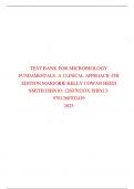TEST BANK FOR MICROBIOLOGY FUNDAMENTALS&colon; A CLINICAL APPROACH 4TH EDITION MARJORIE KELLY COWAN HEIDI SMITH ISBN10&colon; 126070243X ISBN13&colon; 9781260702439 2025