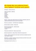 Rio Salado Bio 205 midterm Exam 1 2025 Update&excl;&excl;&excl; Verified 100&percnt; pass&excl;&excl;&excl;