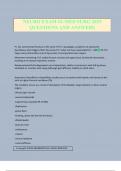 NEURO EXAM &num;2-MED SURG 2025 QUESTIONS AND ANSWERS