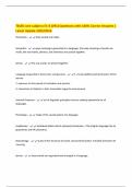 TExES core subjects EC-6 &lpar;291&rpar; Questions with 100&percnt; Correct Answers &vert; Latest Update 2025&sol;2026