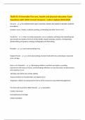 TExES EC-6 Generalist Fine arts&comma; health and physical education Exam Questions with 100&percnt; Correct Answers &vert; Latest Update 2025&sol;2026