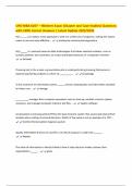 UHD MBA 6207 &ndash; Midterm Exam &lpar;Chapter and Case Studies&rpar; Questions with 100&percnt; Correct Answers &vert; Latest Update 2025&sol;2026