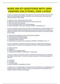 NURS 209 ATI QUESTIONS WITH 100&percnt; VERIFIED SOLUTIONS &vert; 2025 LATEST