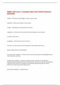 NURS 1230 exam 1&colon; Complete Q&A with Verified Solutions 2025&sol;2026 