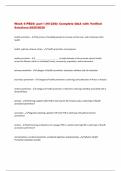 Week 6 PEDS- part I &lpar;N1230&rpar;&colon; Complete Q&A with Verified  Solutions-2025&sol;2026 