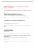 NURS 1230 Week 7 Exam&colon; Complete Q&A with Verified  Solutions-2025&sol;2026 