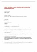 NURS 1230 Week 5 Exam&colon; Complete Q&A with Verified  Solutions-2025&sol;2026