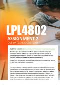 LPL4802 Assignment 1 Semester 2 2025  - DUE 28 August 2025
