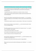 WSU SOC 351 Final Exam Review &vert; Questions with Correct Answers &vert; 100&percnt; Pass