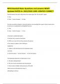 NFHS Baseball Rules Questions and answers NEW&excl;&excl; Updated RATED A&plus; 2025&sol;2026 100&percnt; VERIFIED CORRECT 